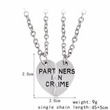 Partners in crime 2 PC necklace